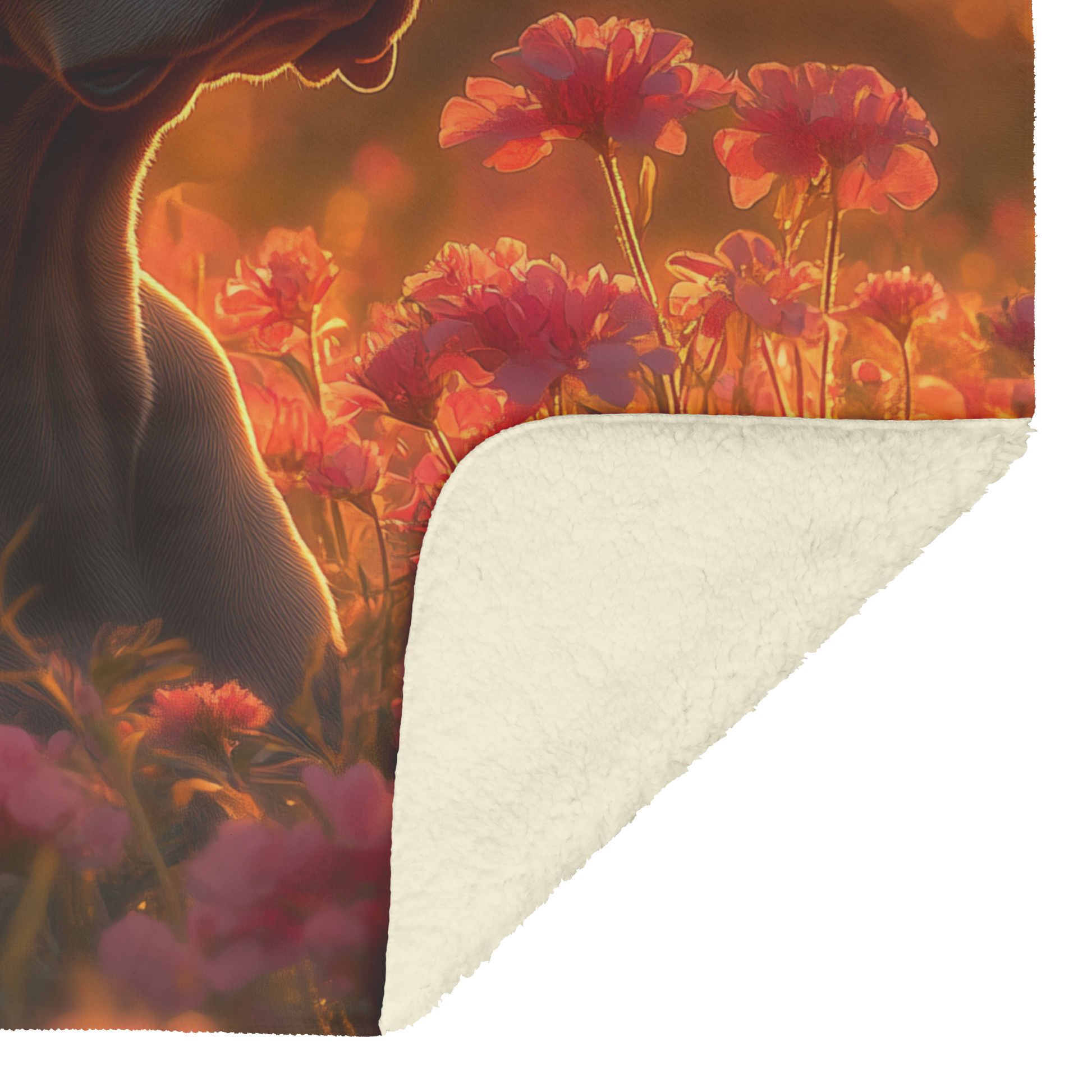 Great_Dane_Puppy_in_Glowing_Wildflower_M_H_Blanket_Sherpa_Mockup.png