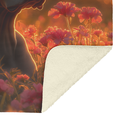Great_Dane_Puppy_in_Glowing_Wildflower_M_H_Blanket_Sherpa_Mockup.png
