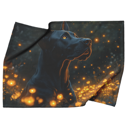 Great_Dane_Standing_Guard_in_Glowing_Enc_H_Blanket_Top_Bottom_Folds_Mockup.png