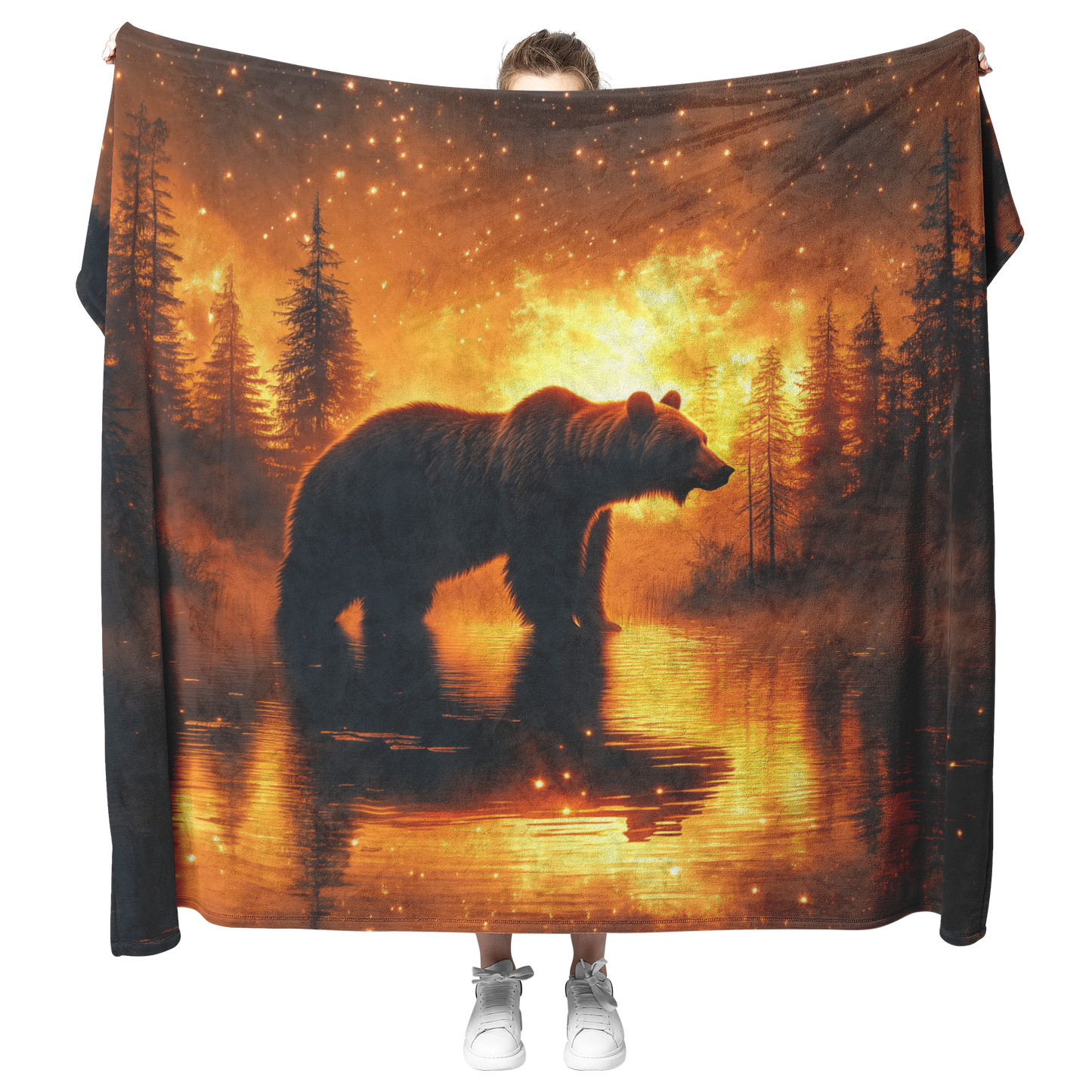 Grizzly_Bear_Silhouetted_Against_a_Glowi_H_Blanket_Model_Mockup.png