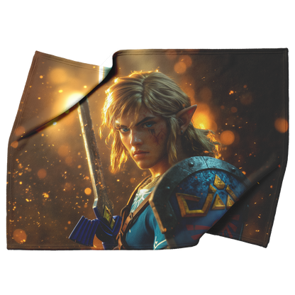 Heroic_Warrior_Standing_Triumphantly_Wit_H_Blanket_Top_Bottom_Folds_Mockup.png