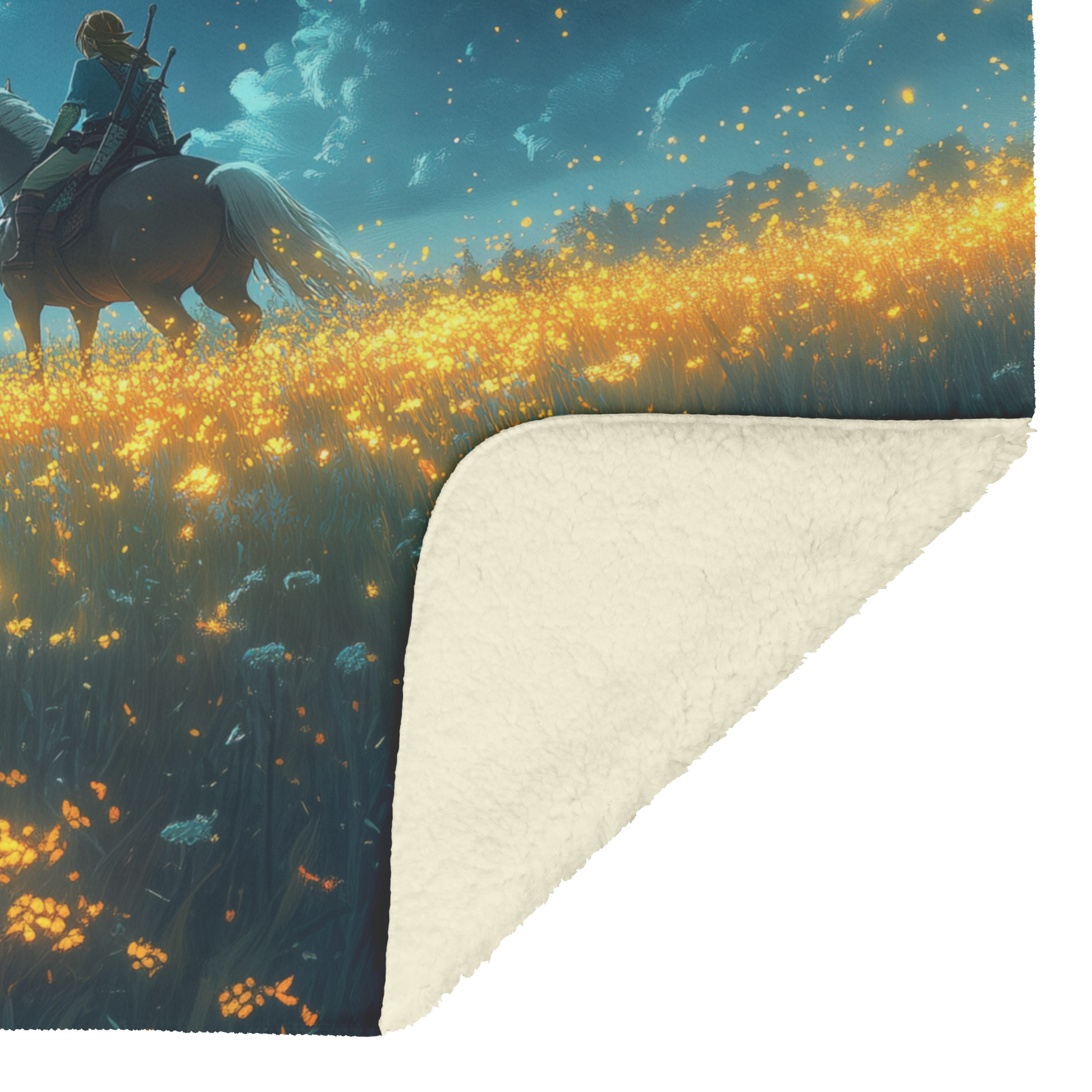 Heroic_Warrior_and_Steed_Galloping_Under_H_Blanket_Sherpa_Mockup.png
