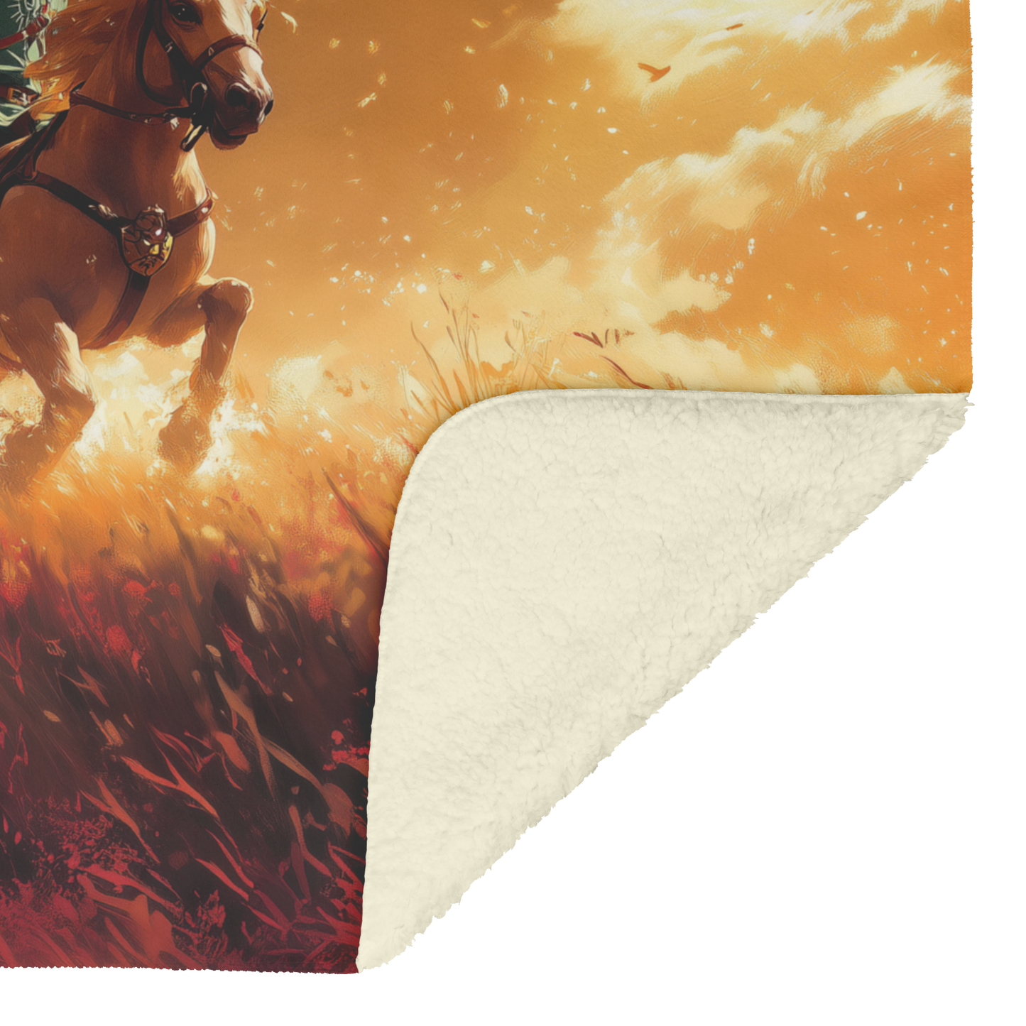 Heroic_Warrior_and_Steed_Resting_by_Glow_H_Blanket_Sherpa_Mockup.png