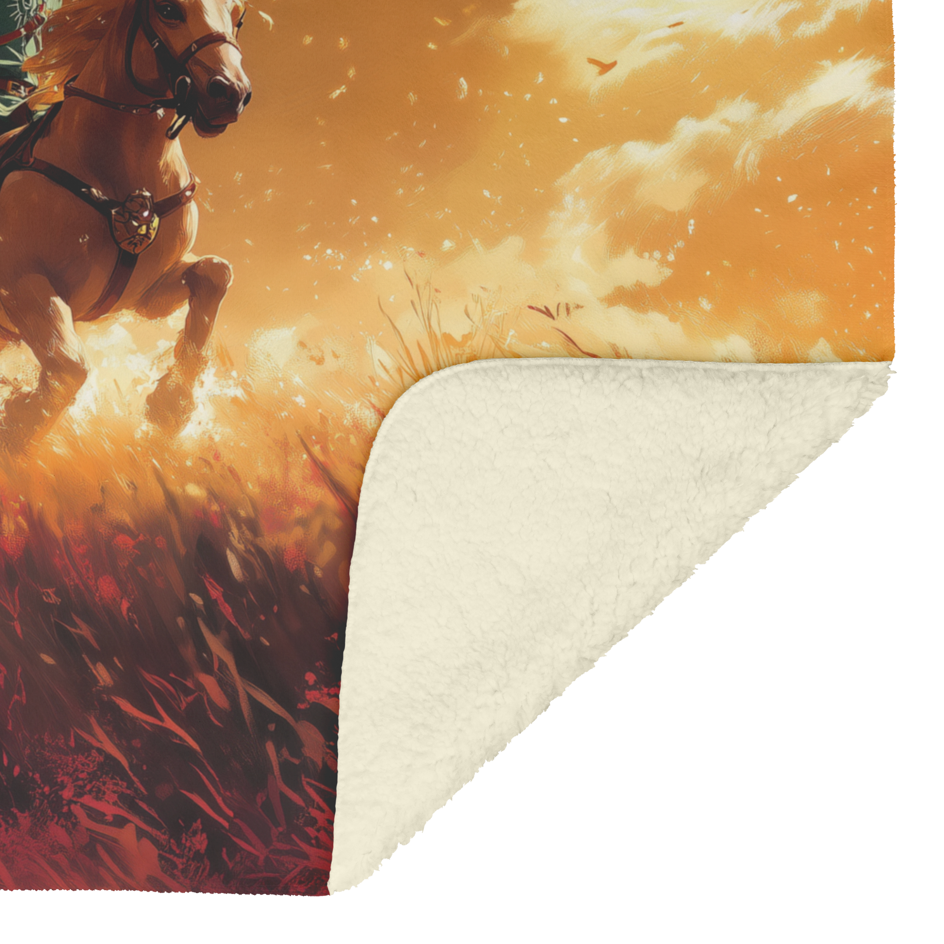 Heroic_Warrior_and_Steed_Resting_by_Glow_H_Blanket_Sherpa_Mockup.png