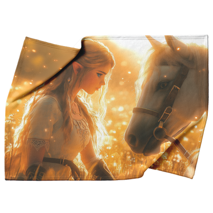 Heroic_Warrior_and_Steed_in_Glowing_Twil_H_Blanket_Top_Bottom_Folds_Mockup.png