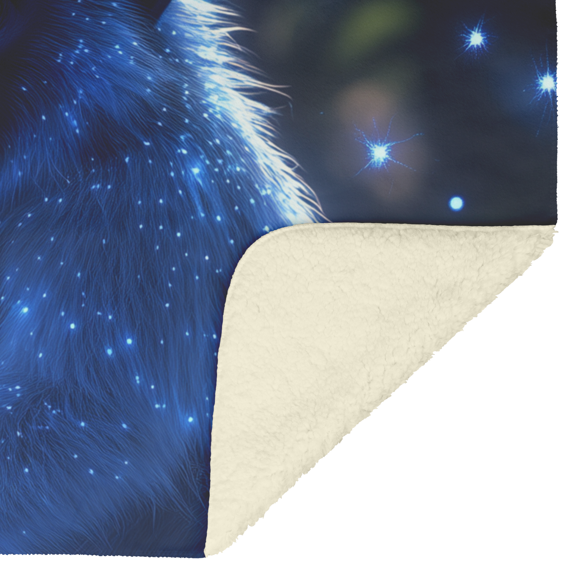 Howler_Monkey_Standing_on_a_Glowing_Tree_H_Blanket_Sherpa_Mockup.png