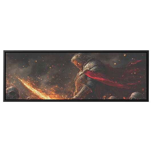 Intense_Battle_Blood_Elf_Paladin_vs_Unde_Framed_Canvas_H_Panoramic_Main_Mockup.png