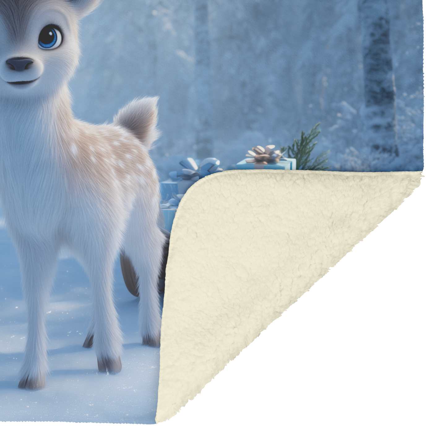 Joyful_Reindeer_With_Blue_Eyes_Pulling_S_H_Blanket_Sherpa_Mockup.png