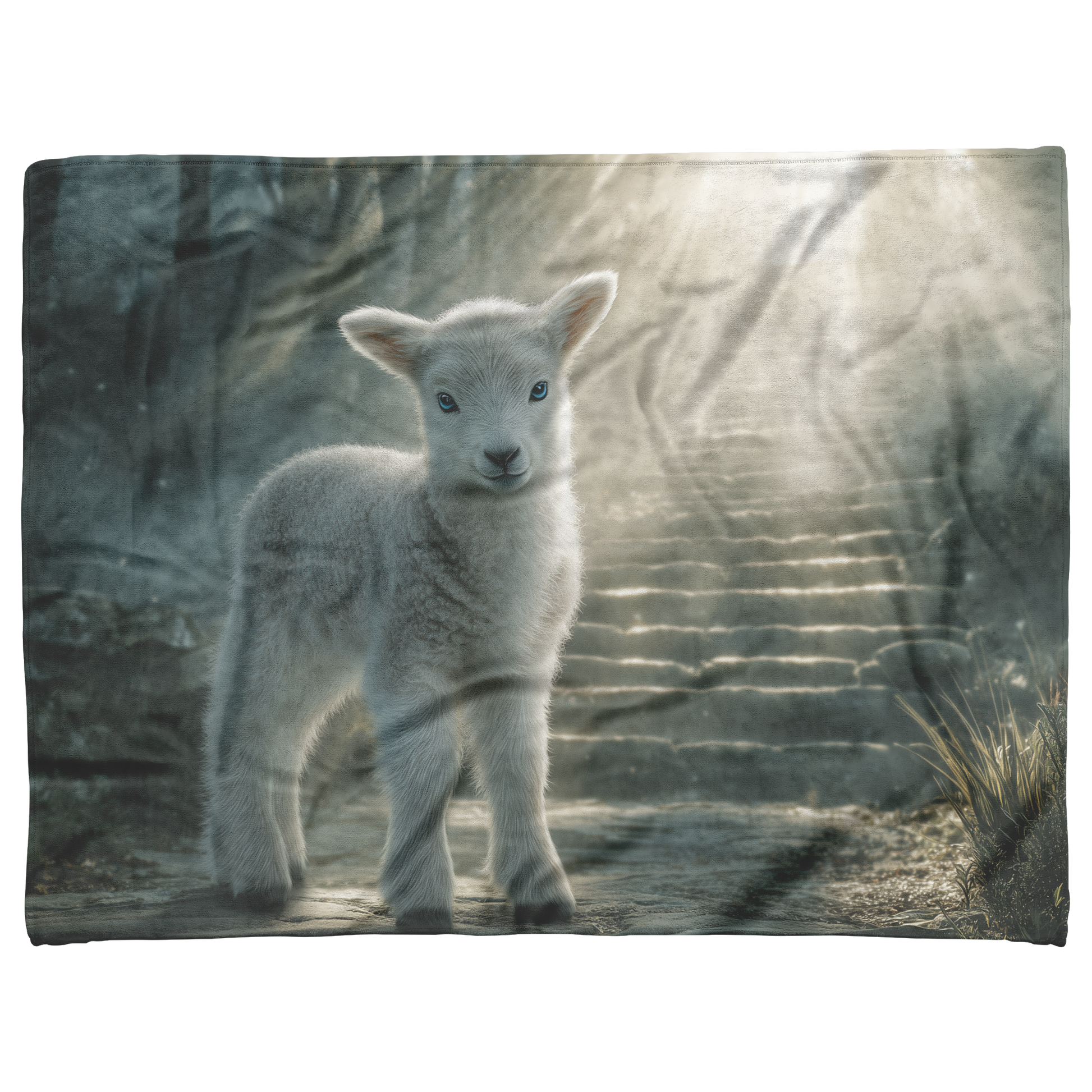 Lamb_With_Blue_Eyes_At_Radiant_Stairway__H_Blanket_AS_Flat_Mockup.png