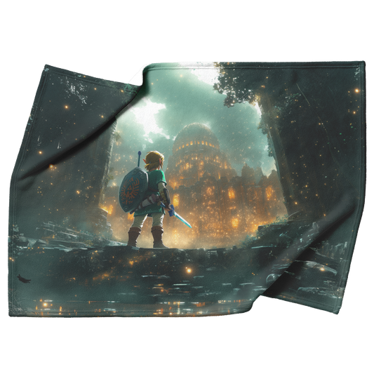 Legendary_Warrior_Holding_Glowing_Sword__H_Blanket_Top_Bottom_Folds_Mockup.png