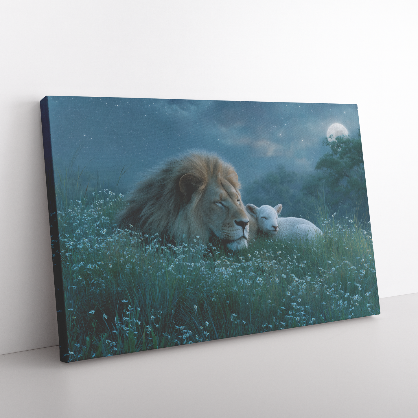 Lion_and_Lamb_Resting_Together_Under_Moo_H_Rectangle_Angle_Floor_Mockup.png_15486499