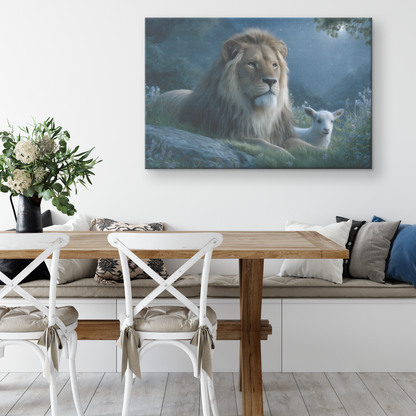 Lion_and_Lamb_Resting_Together_Under_Moo_H_Rectangle_Larger_Lifestyle_Mockup.png_15486464