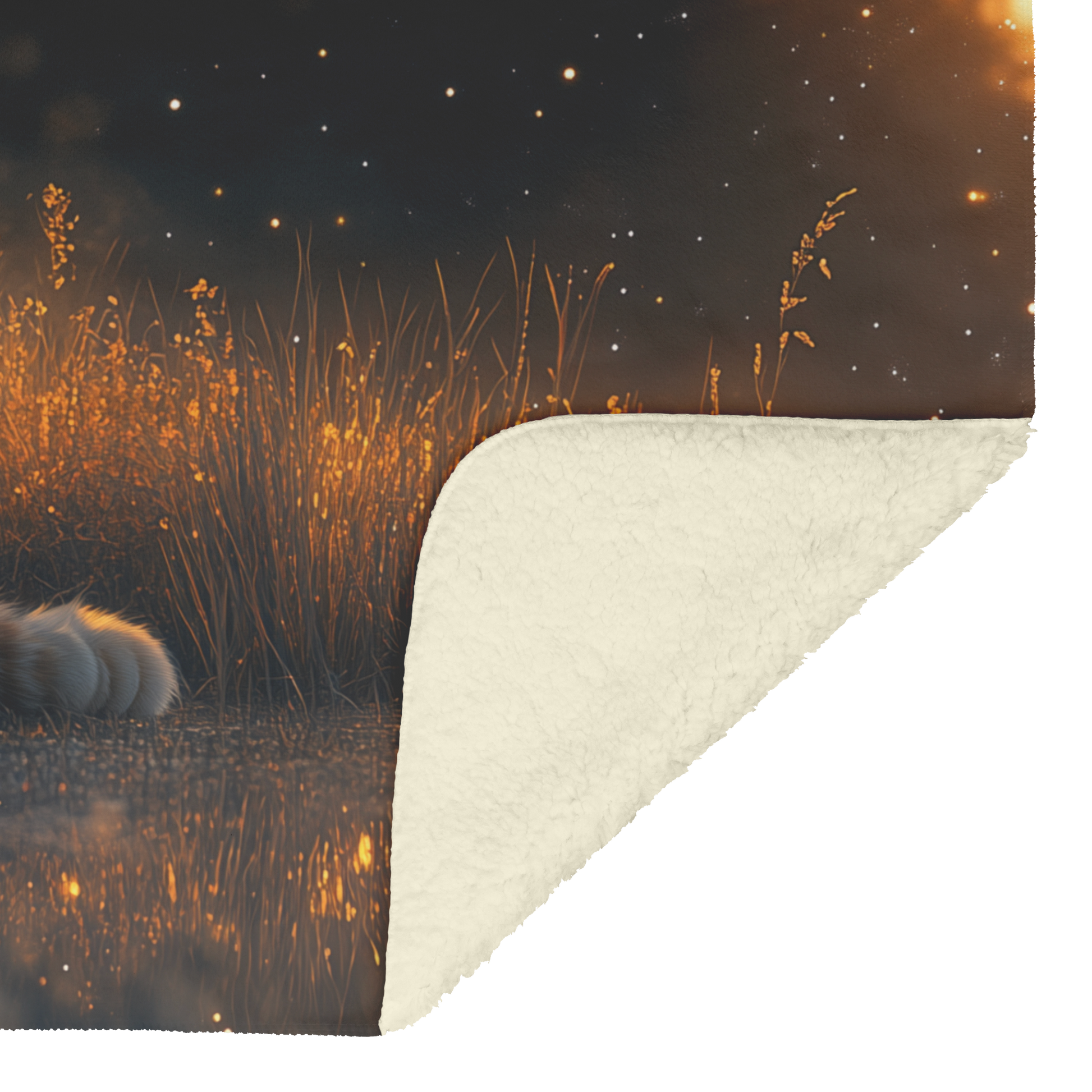 Lynx_Sitting_Near_a_Glowing_Crystal_Clea_H_Blanket_Sherpa_Mockup.png