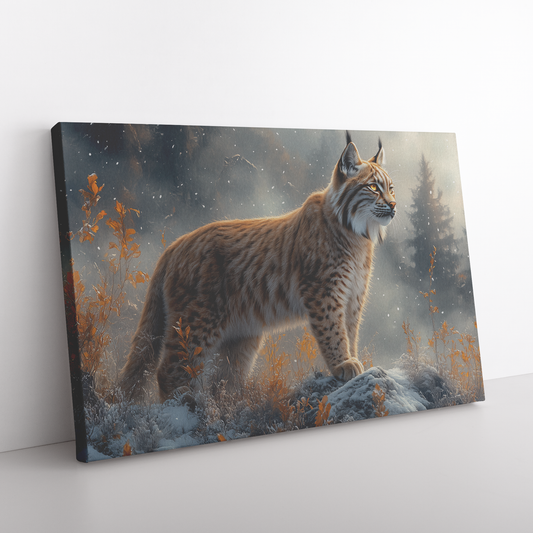 Lynx_Standing_Tall_with_Glowing_Golden_E_H_Rectangle_Angle_Floor_Mockup.png