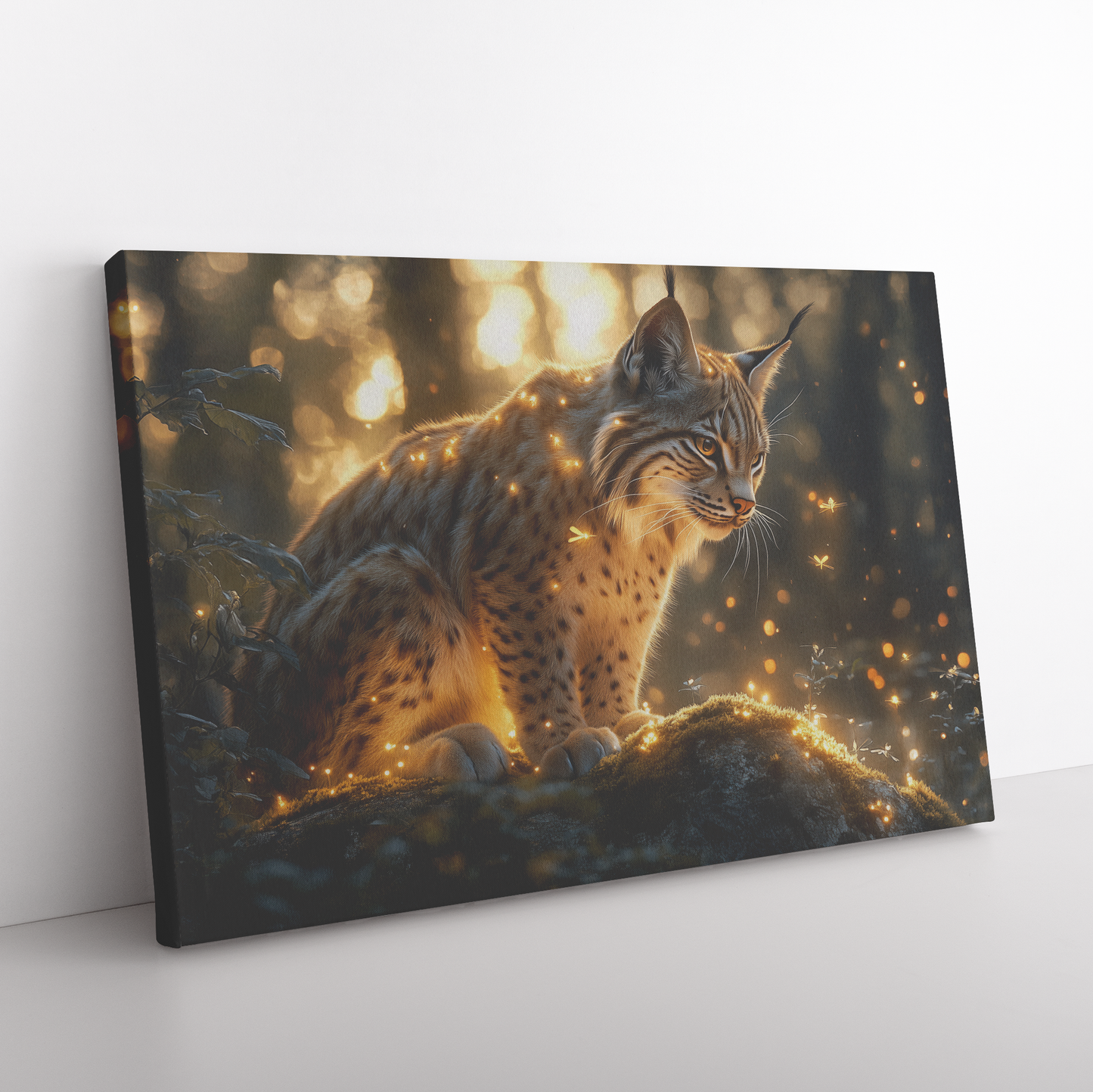 Lynx_Standing_on_a_Glowing_Moss_Covered__H_Rectangle_Angle_Floor_Mockup.png