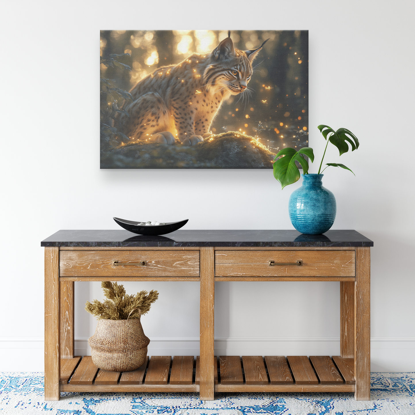 Lynx_Standing_on_a_Glowing_Moss_Covered__H_Rectangle_Smaller_Lifestyle_Mockup.png