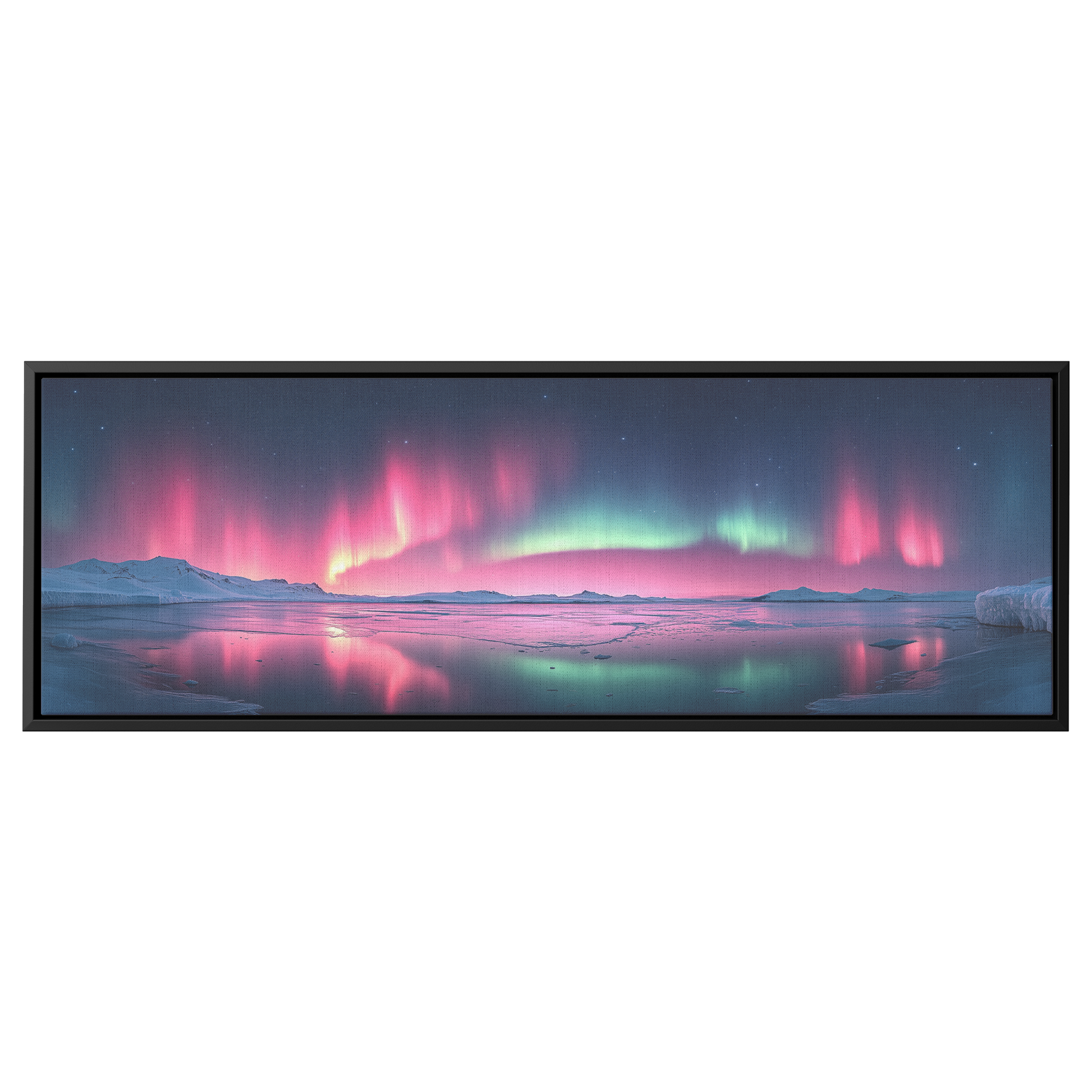 Magical_Aurora_Borealis_Icy_Ocean_Bay_Pi_Framed_Canvas_H_Panoramic_Main_Mockup.png