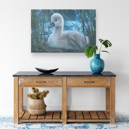 Magical_Baby_Swan_with_Blue_Eyes_in_Glow_H_Rectangle_Smaller_Lifestyle_Mockup.png_15330444