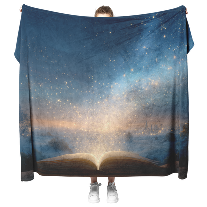 Magical_Bedtime_Storybook_Open_On_Table__H_Blanket_Model_Mockup.png