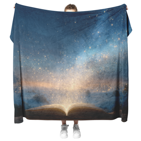 Magical_Bedtime_Storybook_Open_On_Table__H_Blanket_Model_Mockup.png