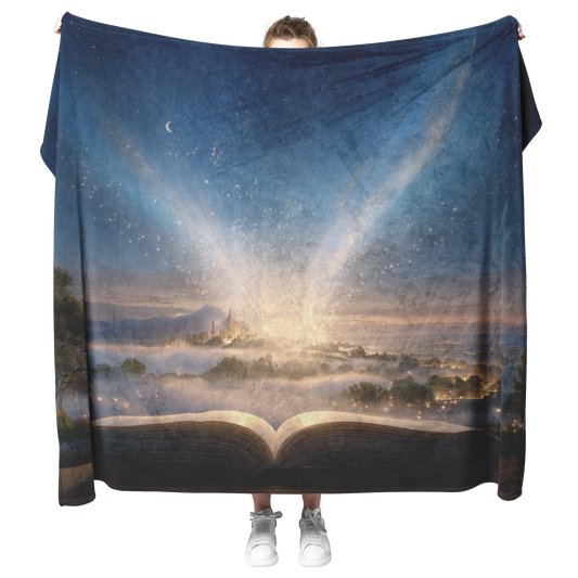 Magical_Bedtime_Storybook_Open_On_Table__H_Blanket_Model_Mockup.png