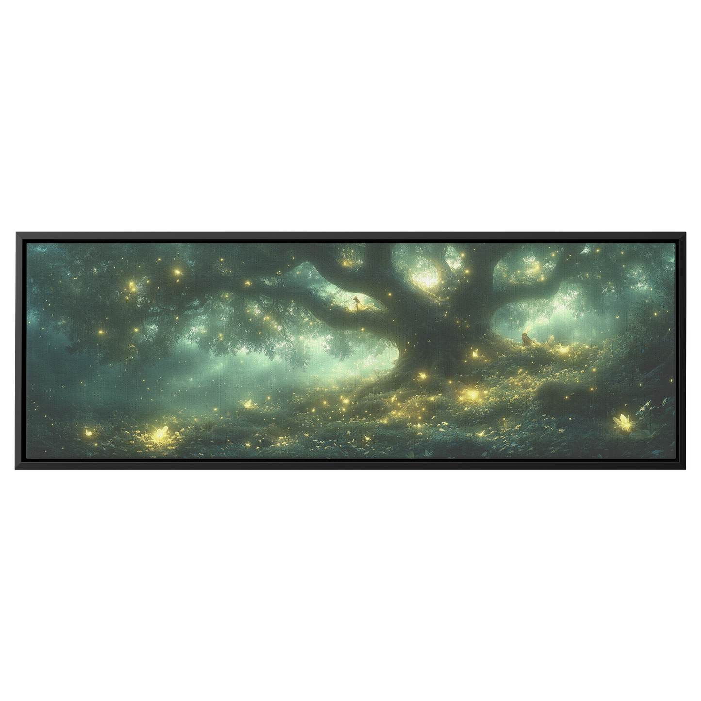 Magical_Forest_Fairies_Glowing_Trees_Lum_Framed_Canvas_H_Panoramic_Main_Mockup.png
