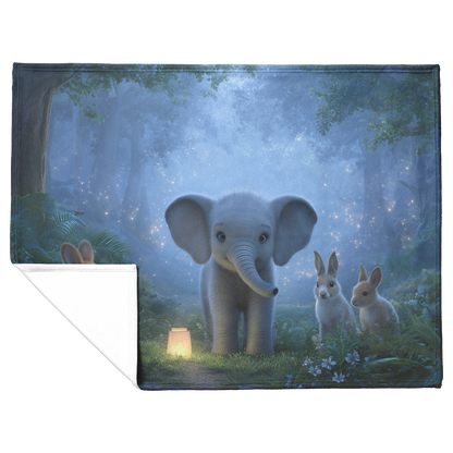 Magical_Forest_With_Baby_Elephant_And_An_H_Blanket_Flat_Fold_Mockup.png