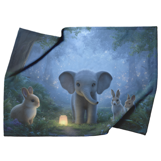 Magical_Forest_With_Baby_Elephant_And_An_H_Blanket_Top_Bottom_Folds_Mockup.png