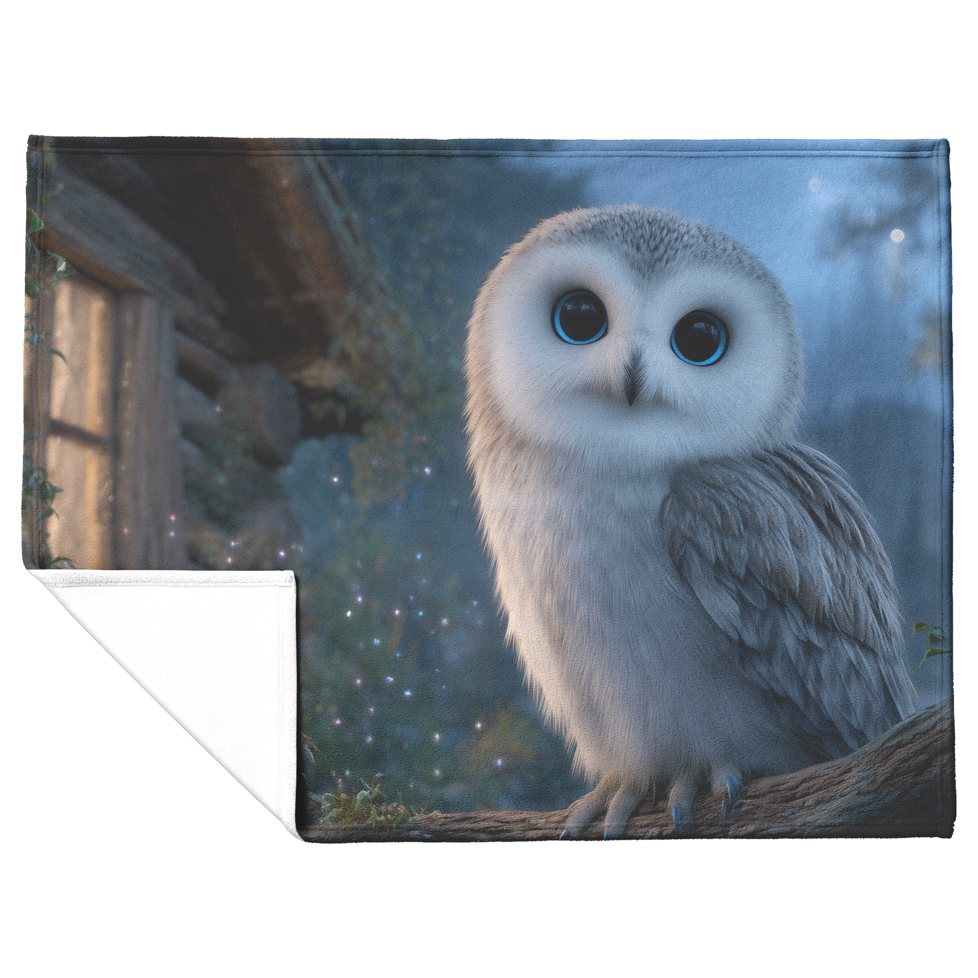 Magical_Owl_With_Blue_Eyes_Perched_On_Gl_H_Blanket_Flat_Fold_Mockup.png