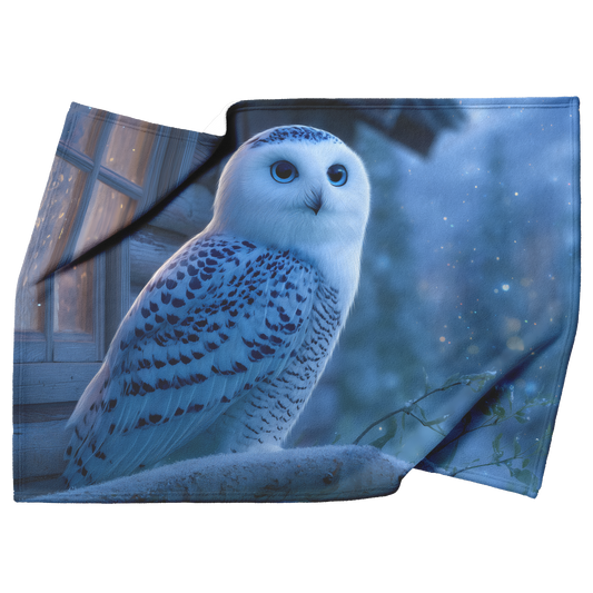 Magical_Owl_With_Blue_Eyes_Perched_On_Gl_H_Blanket_Top_Bottom_Folds_Mockup.png