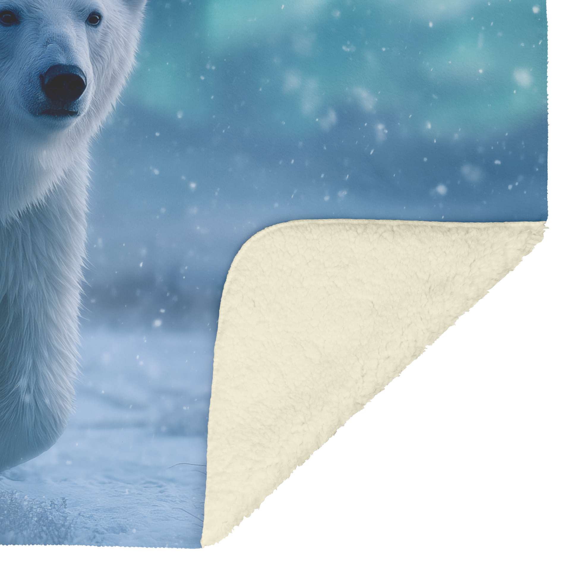 Magical_Polar_Bear_Walking_Under_Glowing_H_Blanket_Sherpa_Mockup.png