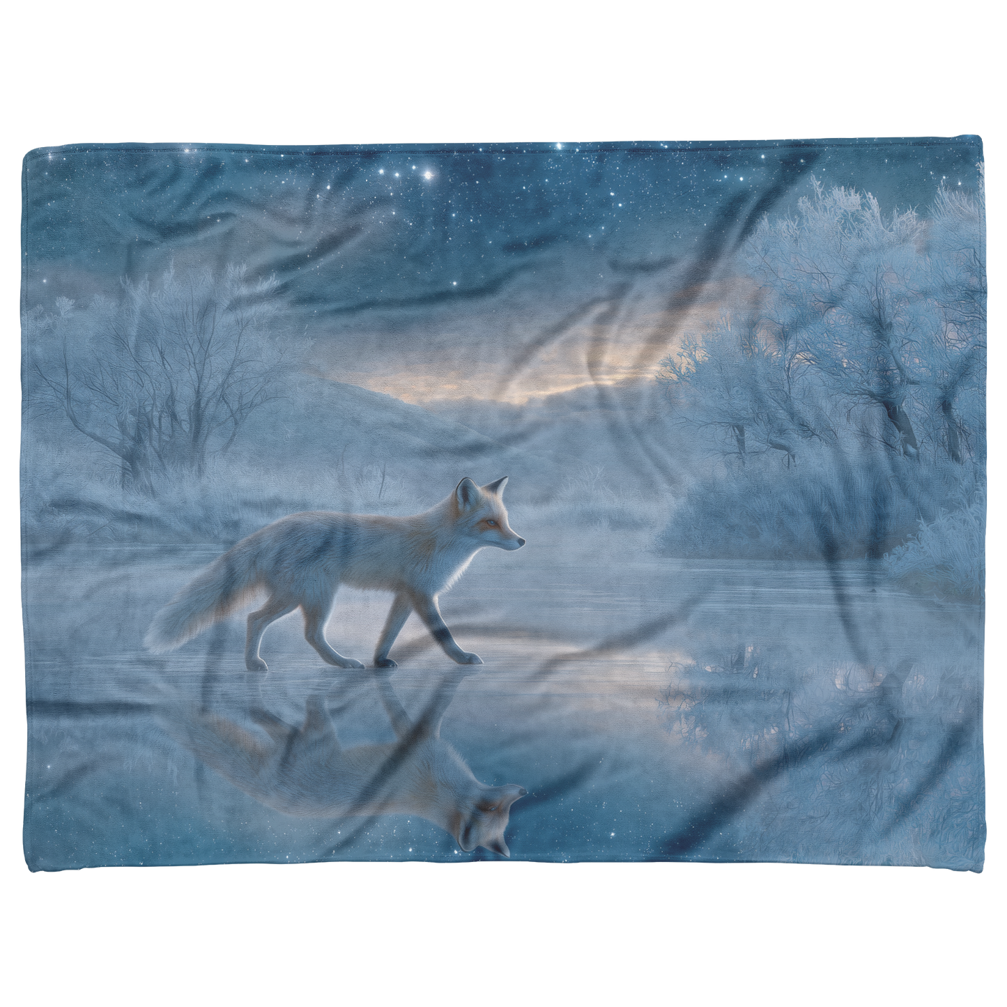 Magical_Winter_Fox_With_Silver_Fur_Walki_H_Blanket_AS_Flat_Mockup.png