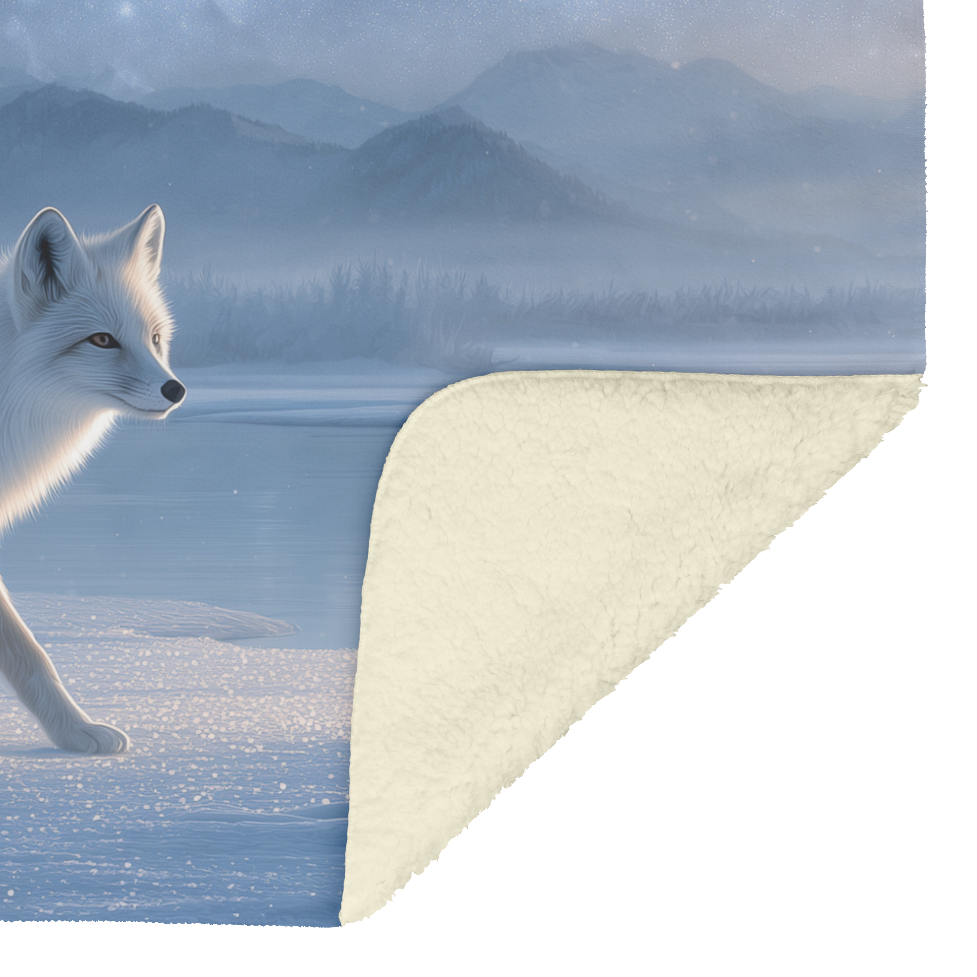 Magical_Winter_Fox_With_Silver_Fur_Walki_H_Blanket_Sherpa_Mockup.png