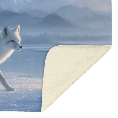 Magical_Winter_Fox_With_Silver_Fur_Walki_H_Blanket_Sherpa_Mockup.png