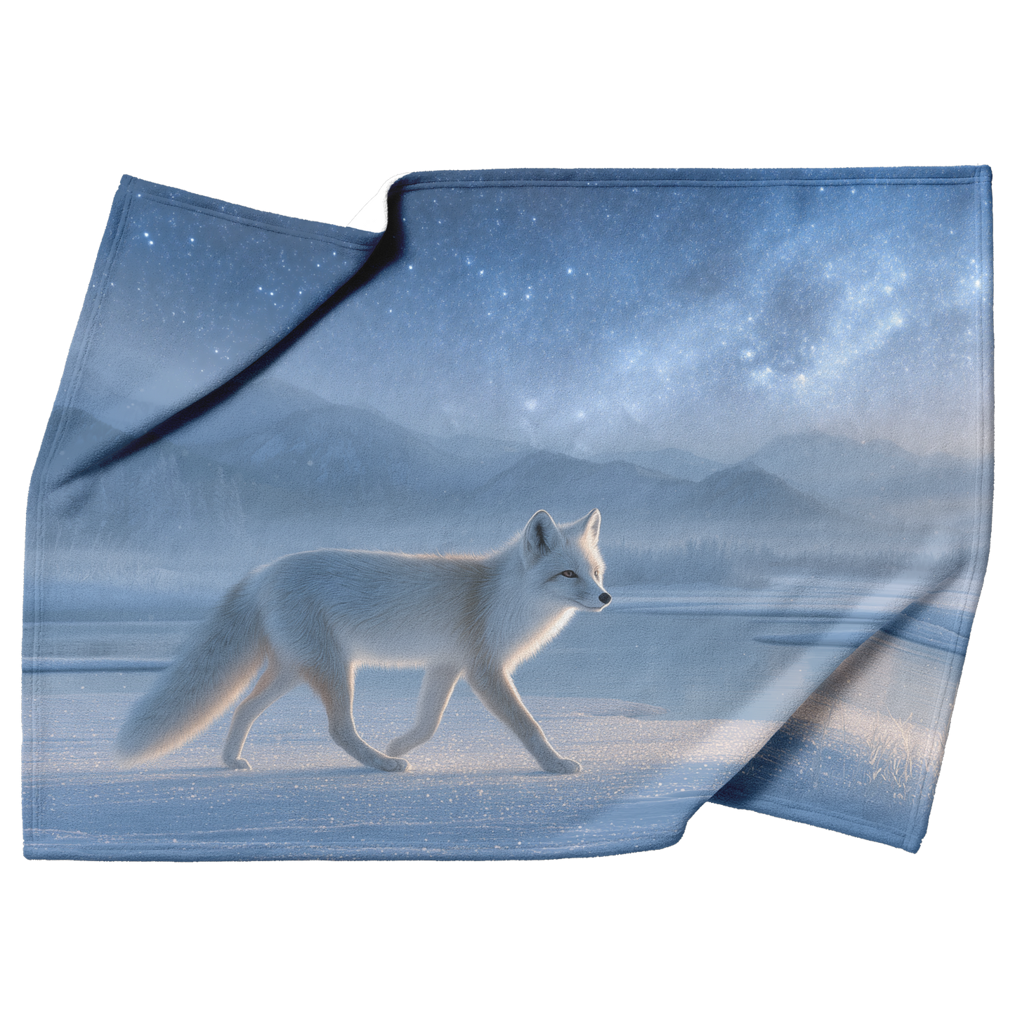 Magical_Winter_Fox_With_Silver_Fur_Walki_H_Blanket_Top_Bottom_Folds_Mockup.png