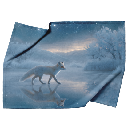 Magical_Winter_Fox_With_Silver_Fur_Walki_H_Blanket_Top_Bottom_Folds_Mockup.png