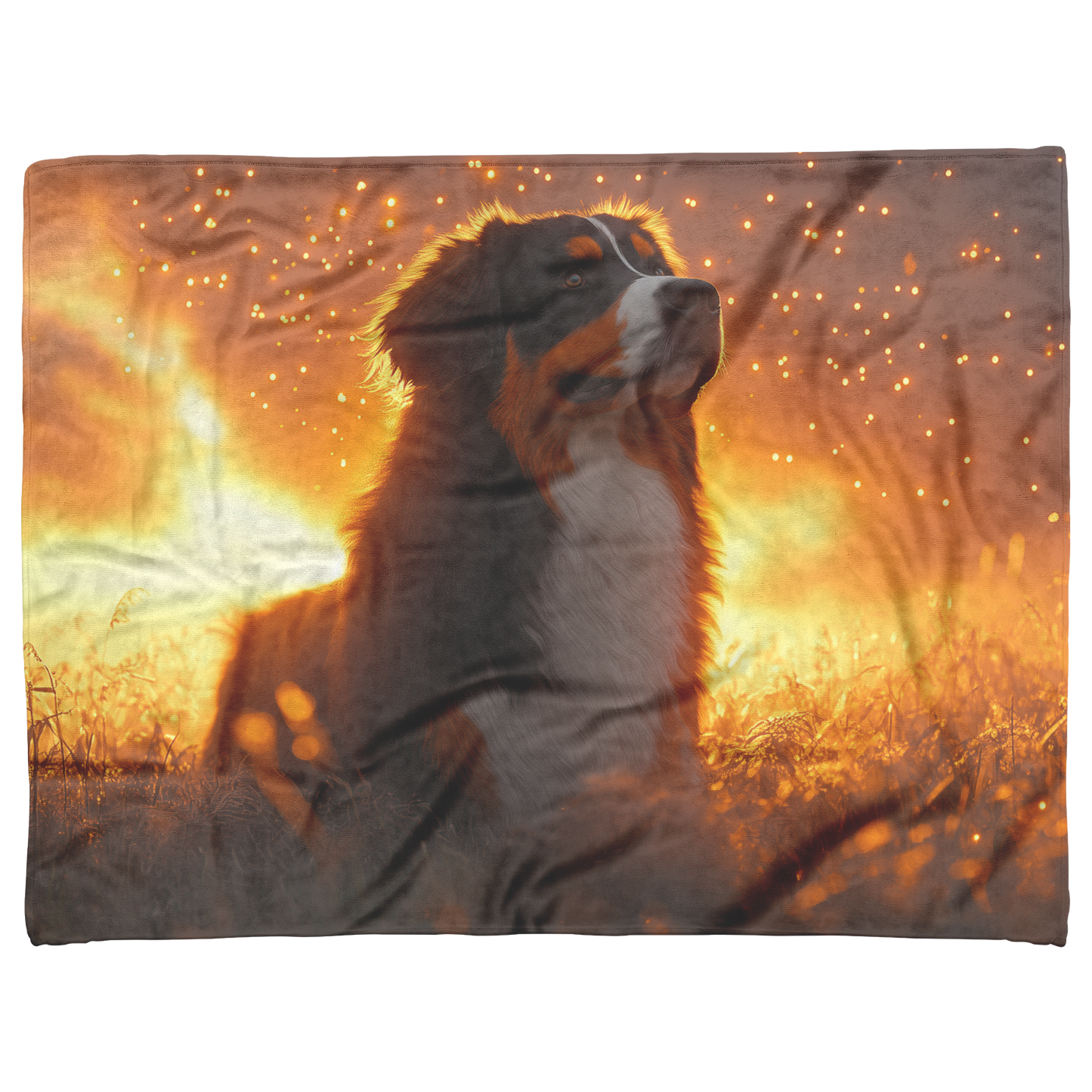 Majestic_Bernese_Mountain_Dog_on_Glowing_H_Blanket_AS_Flat_Mockup.png
