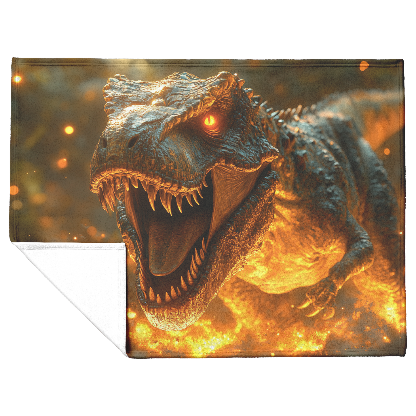 Majestic_T-Rex_Roaring_in_Jungle_With_Gl_H_Blanket_Flat_Fold_Mockup.png