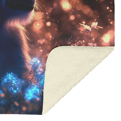 Mandrill_Exploring_Glowing_Bioluminescen_H_Blanket_Sherpa_Mockup.png
