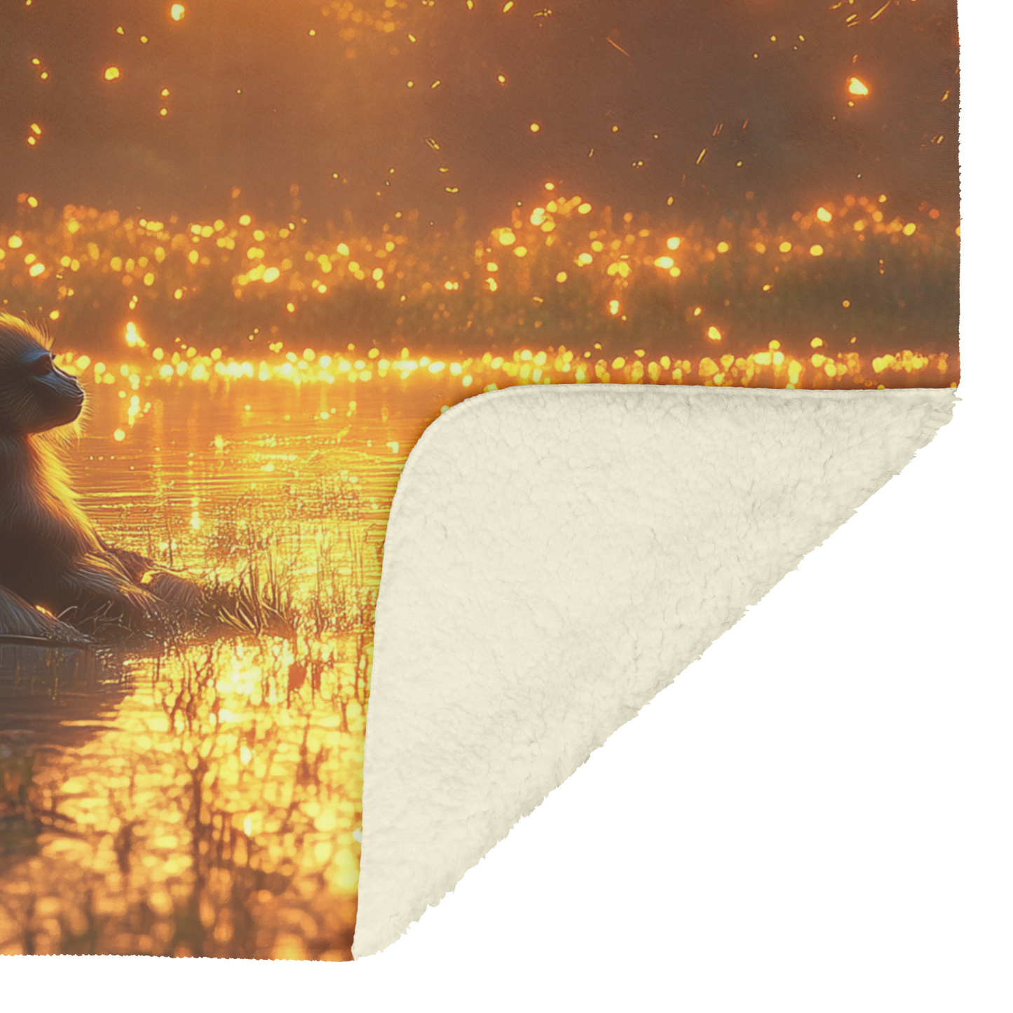 Mandrill_Family_Resting_in_Glowing_Jungl_H_Blanket_Sherpa_Mockup.png