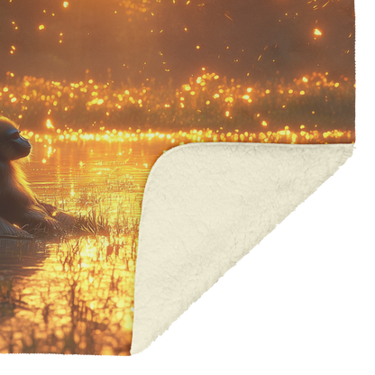 Mandrill_Family_Resting_in_Glowing_Jungl_H_Blanket_Sherpa_Mockup.png