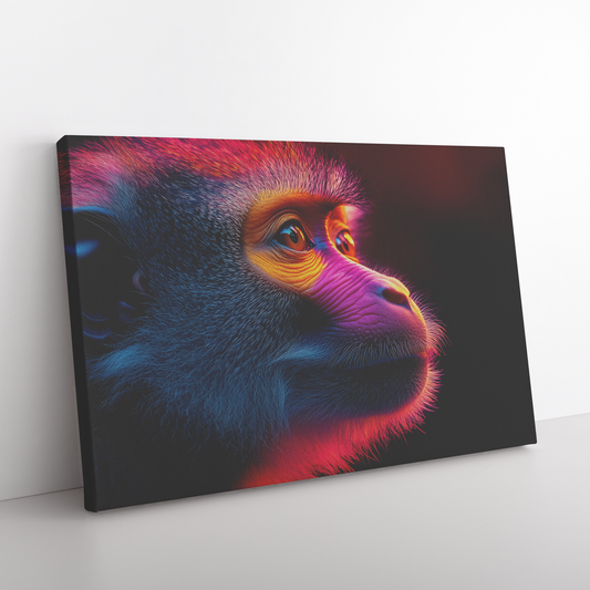 Mandrill_Silhouetted_Against_Glowing_Sun_H_Rectangle_Angle_Floor_Mockup.png