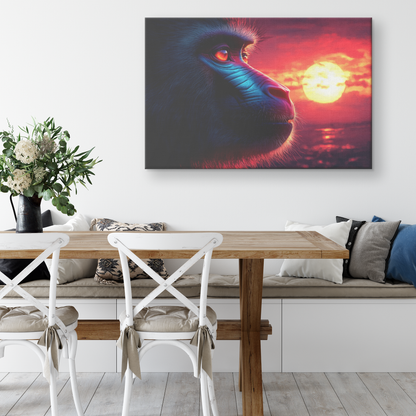 Mandrill_Silhouetted_Against_Glowing_Sun_H_Rectangle_Larger_Lifestyle_Mockup.png