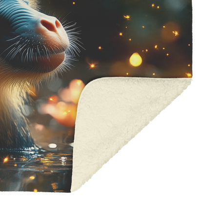 Mandrill_Surrounded_by_Glowing_Fireflies_H_Blanket_Sherpa_Mockup.png