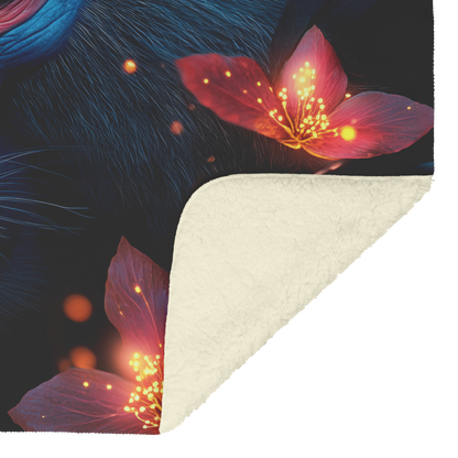 Mandrill_with_Colorful_Face_Illuminated__H_Blanket_Sherpa_Mockup.png