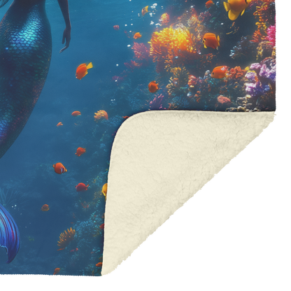 Mermaid_with_Iridescent_Hair_Swimming_Th_H_Blanket_Sherpa_Mockup.png