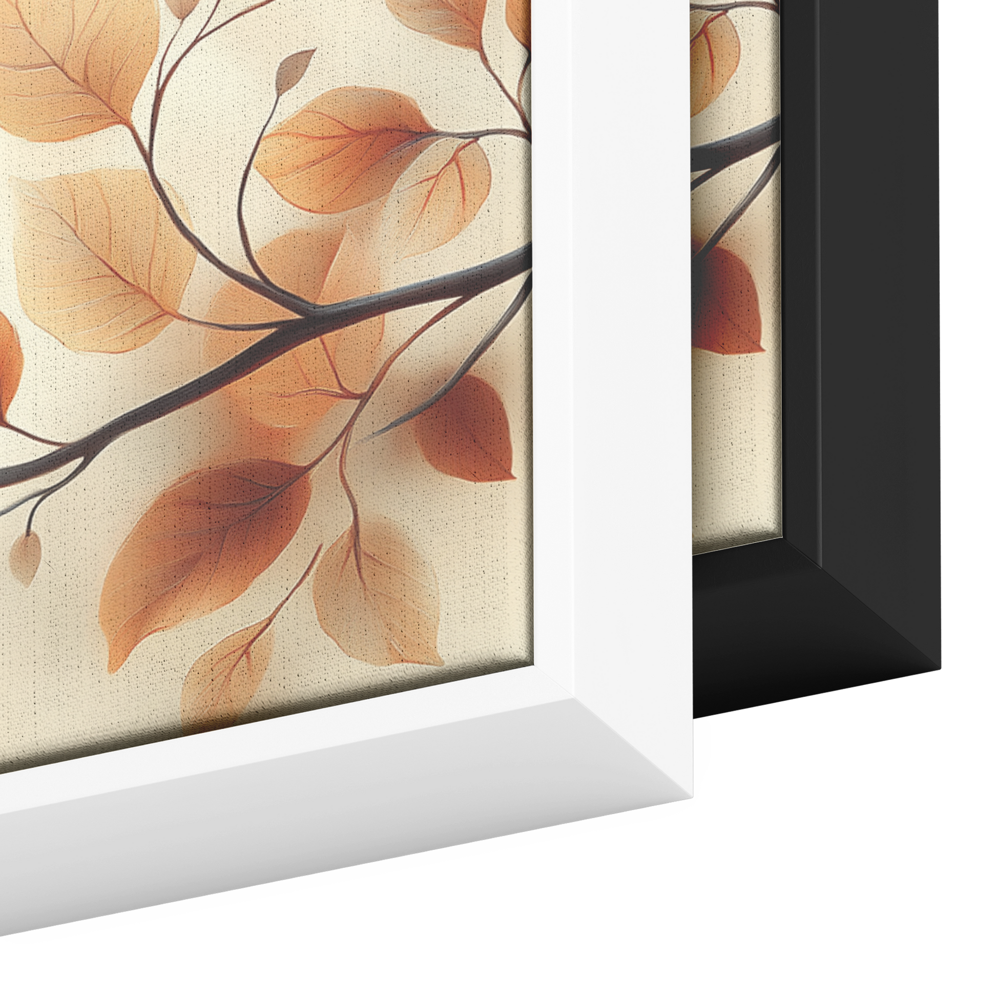 Minimalist Artwork Simple Vine Patterns Neutral Tones Soft Shading Cream Background Ultra High Definition Panoramic Framed Canvas Wall Art - Awakening Righteousness