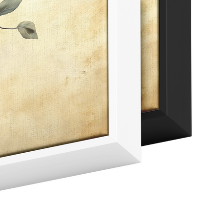 Minimalist Artwork Simple Vine Patterns Neutral Tones Soft Shading Cream Background Ultra High Definition Panoramic Framed Canvas Wall Art - Awakening Righteousness