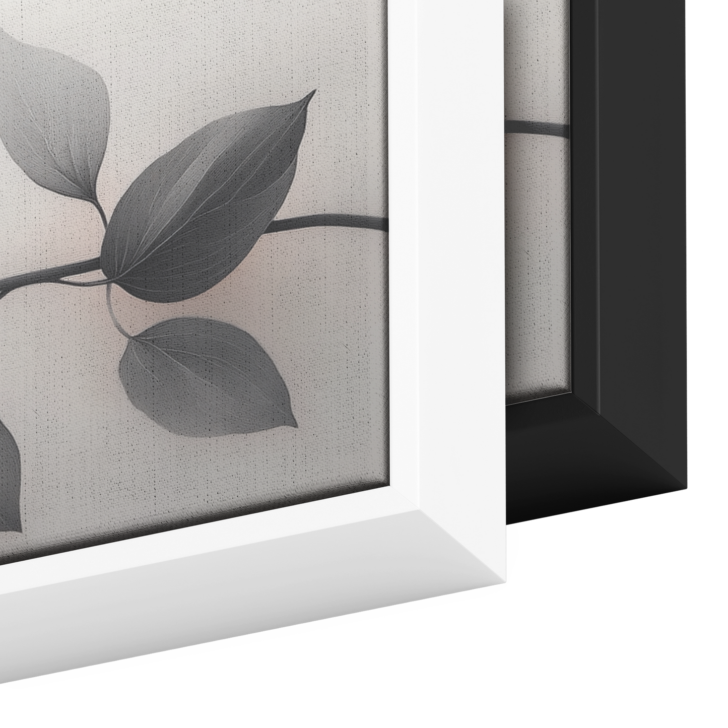 Minimalist Single Stem Floral Artwork Simple Poppy Flower Light Gray Background Ultra High Definition Luminous Linework Panoramic Framed Canvas Wall Art - Awakening Righteousness