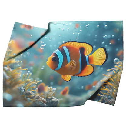 Moorish_Idol_Swimming_Near_Glowing_Sea_G_H_Blanket_Top_Bottom_Folds_Mockup.png